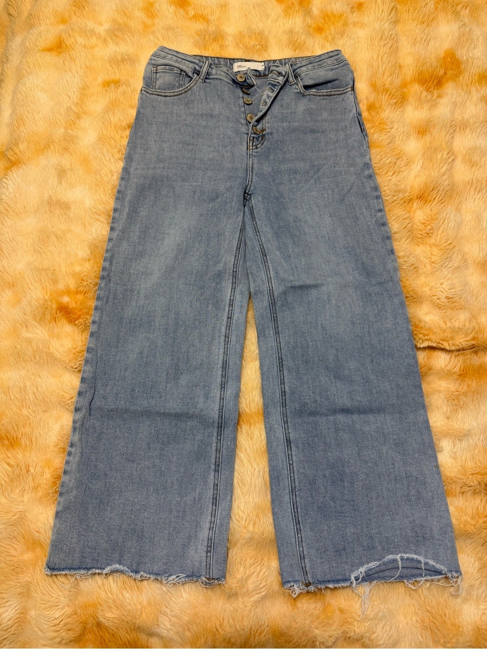 Bohme High-Waist Wide Leg Women’s Jeans in Light Blue